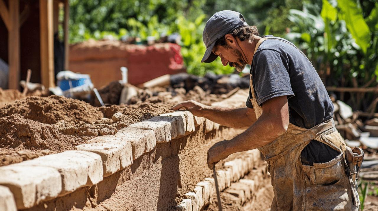 Comment construire un mur en terre crue : le guide du macon pour rehabiliter une demeure historique